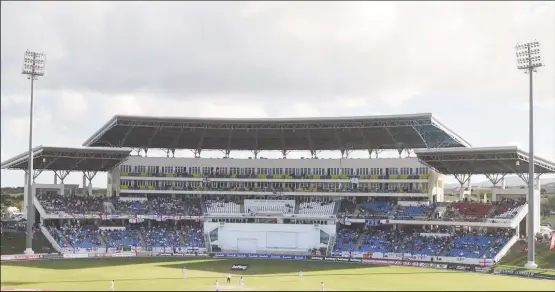  ??  ?? The Sir Vivian Cricket ground in Antigua)