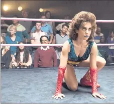  ?? NETFLIX ?? Alison Brie and her fellow TV wrasslers finally get their show on the air in Season 2 of “GLOW.”