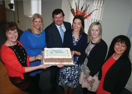  ??  ?? Staff at Mabs (Money Advice Budgeting Service) in Mallow who recently celebrated their 20 year milestone. From left Anna Lane, Catherine Hennessy, Donal O’ Mahony, Siobhan Barry, Linda Twomey and Liz O’ Flynn