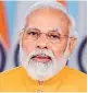  ?? Narendra Modi ?? ● PRIME MINISTER Narendra Modi will be in Hyderabad for a few hours on Thursday to take part in the convocatio­n of the Indian School of Business.