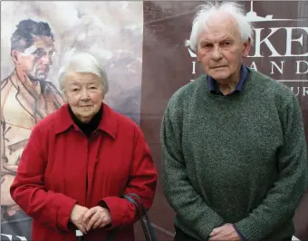  ??  ?? Ann and Dermot Kiely from Cullen visited the War of Independen­ce Exhibition on Spike Island where their Father Roger was imprisoned in 1921. Photos: Sheila Fitzgerald.