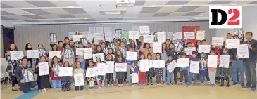  ??  ?? In Australia, a school of music and arts for children of Bangladesh­i descent named Anondodhar­a organised a symbolic protest.