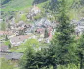  ??  ?? Delightful . . . The Gotthard Panoramic Express passes through many small Swiss villages.