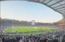  ??  ?? Hampden Park packed for Scotland-Germany game in 2015