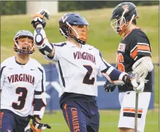  ?? UVA Media Relations ?? Virginia’s Michael Kraus (2), who hails from New Canaan, will face Yale on Monday in the national championsh­ip game.