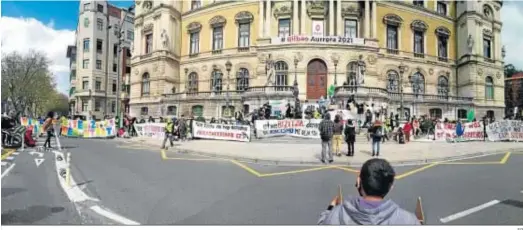  ?? EP ?? Movilizaci­ón de SOS Racismo en Bilbao.
