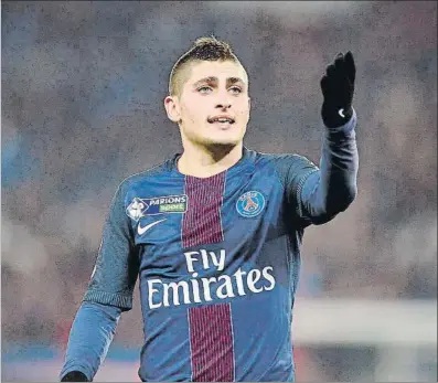  ?? FOTO: MD ?? Desde que comenzó el verano, Verratti ha sido el objetivo número uno del Barça para la próxima temporada