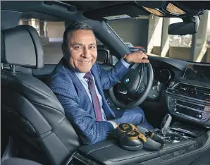  ?? PROVIDED TO CHINA DAILY ?? Dinesh Paliwal, CEO of Harman Internatio­nal Industries Inc, one of the world’s largest providers of connected technologi­es for the automotive, audio and enterprise sectors.
