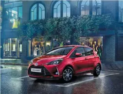  ?? TOYOTA’S EUROPEAN WEBSITE ?? ABOVE: The pic shows a newly released Toyota Yaris hybrid that is the cheapest such vehicle in South Africa.