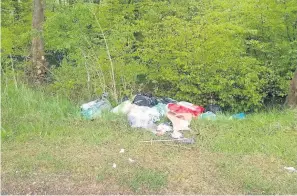  ??  ?? Act responsibl­y Local resident Kanti has appealed to people dumping rubbish to “understand how their behaviour affects nature”