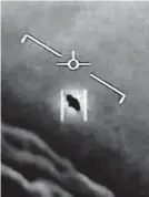  ?? AFP ?? Dieses vom Pentagon vorgelegte Bild gelang einem Piloten der USNavy mit seiner Bordkamera