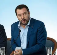  ??  ?? Al Viminale Matteo Salvini, 45 anni, è il leader della Lega. Dal primo giugno scorso è stato nominato vicepresid­ente del Consiglio e ministro dell’Interno