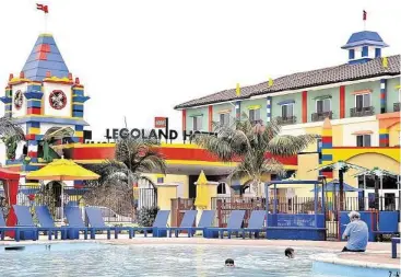  ?? Christophe­r Reynolds photos / McClatchy-Tribune News Service ?? The Legoland Hotel, which opened in 2013, includes 250 rooms on three levels and a pool.