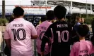  ?? Gong/AP ?? Fans with jerseys of Inter Miami’s Lionel Messi wait to enter the stadium before the match against LA Galaxy. Photograph: Kyusung