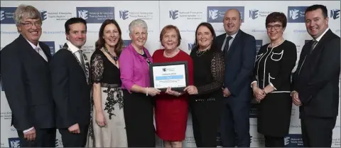  ??  ?? John Carley, Councillor John Hegarty, Liz Hore, Claire Doyle, Bridie Galavan, Betty Kelly, JJ Keyes, Marguerite Murphy and Ian McMorrough at the awards ceremony in Kilkenny.