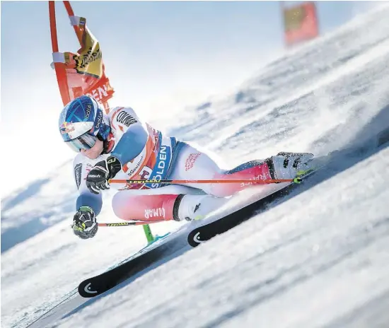  ?? PHOTO AFP ?? Alexis Pinturault, qui a bon espoir de succéder à Marcel Hirscher au sommet du monde du ski, a remporté le géant du Sölden hier.