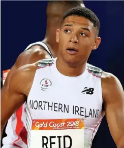  ??  ?? Athlete Leon Reid has denied eight charges relating to drugs and firearms offences