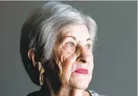  ?? EDUARDO CONTRERAS U-T FILE ?? Rose (Schwartz) Schindler, 92, remembers leaving her village in what was then Czechoslov­akia in 1944 when she was 14.