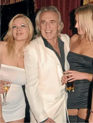  ?? GETTY ?? Peter Stringfell­ow at his 65th birthday party in London in 2005.