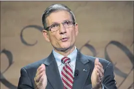  ?? JEFF SCHEID/LAS VEGAS REVIEW-JOURNAL ?? U.S. Rep. Joe Heck, R-Nev., shown on Oct. 16, 2014, said that he doubts President Barack Obama’s ability to hold Iran to its part of a proposed nuclear deal.