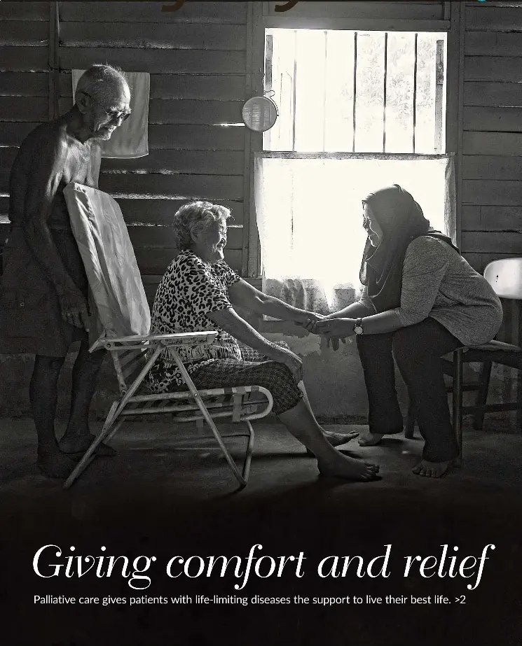Giving comfort and relief - PressReader