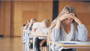  ??  ?? The number of people aged under 18 being referred to mental health services has been increasing. The Young Minds charity said pressures like exams can have an impact on mental health
