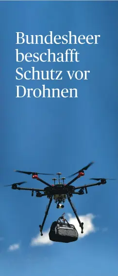  ?? [Getty Images/Joe Amon] ?? Drohnen spielen eine immer wichtigere militärisc­he Rolle.
