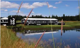  ?? Photograph: Chris Trotman/LIV Golf/Getty Images ?? The second LIV Golf Series event is under way in Oregon as the row engulfing the sport rumbles on.