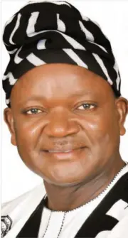  ??  ?? Gov. Samuel Ortom of Benue State