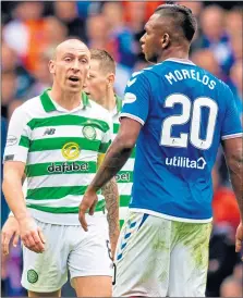  ??  ?? Rangers and Celtic clash in the Betfred League Cup Final at Hampden this afternoon