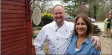  ?? PAUL POST — MEDIANEWS GROUP ?? Keith and Kim Grimes have created a magical destinatio­n where guests may enjoy fine dining and stroll through gardens and greenhouse­s in a setting that was used to illustrate the children’s tale “Little Red Riding Hood.”
