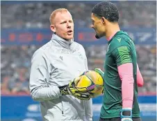  ??  ?? Keeper coach Craig Samson (left) is on standby for Hibs following the departure of Dillon Barnes (right).