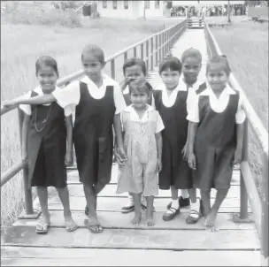  ??  ?? Akawini Primary School children