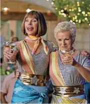  ?? PICTURES/AP] [PHOTO BY JONATHAN PRIME, UNIVERSAL ?? This image released by Universal Pictures shows Christine Baranski, left and Julie Walters in a scene from “Mamma Mia! Here We Go Again.”