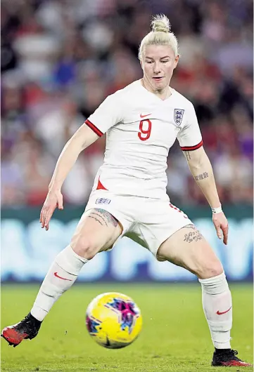  ??  ?? Predator: Beth England came on as a late substitute in the SheBelieve­s Cup defeat by the United States but could start against Japan today