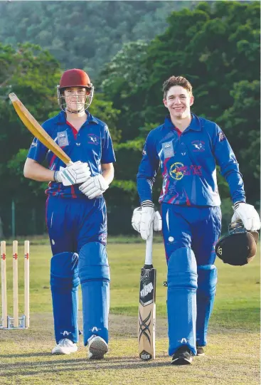  ?? Picture: BRENDAN RADKE ?? YOUNG GUNS: Dylan McDonald and Adam Trewin are ready to hit out against Cassowary Coast and Rovers as the T20 competitio­n reaches its conclusion this weekend.