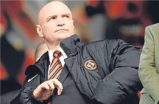  ??  ?? Chairman Stephen Thompson has been seeking fresh investment for Dundee United for some time.