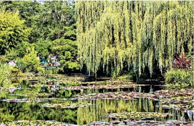  ?? ROBYN STENCIL/RICK STEVES’ EUROPE ?? Claude Monet’s gardens at Giverny look like one of the French Impression­ist’s paintings come to life.