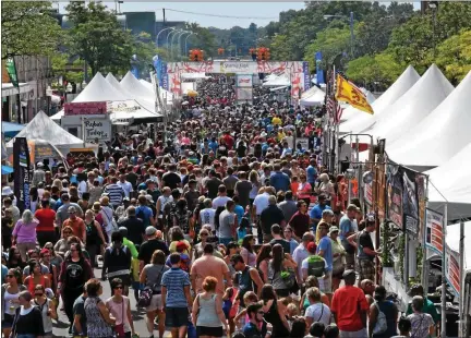  ?? COURTESY ARTS, BEATS AND EATS ?? Royal Oak city commission­ers on Monday followed the recommenda­tion of Police Chief Michael Moore and scuttled a proposal to allow cannabis sales and use at this year’s Arts, Beats and Eats Festival in a close vote.