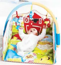  ??  ?? B K 2in1 Baby Gym ( P3,349): Multi- purpose arch that has detachable baby-safe toys to delight your baby, available at Early Learning Centre (ELC).