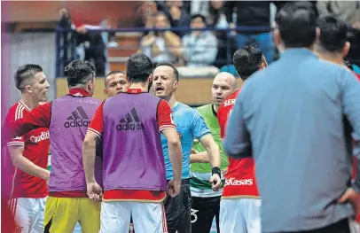  ?? ?? Final da Taça da Liga terminou com polémica e forte contestaçã­o do Benfica à arbitragem