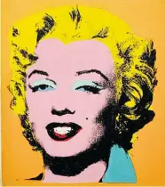  ?? Foto: Epa / Justin Lane ?? Pop-Art als Mittel zur vermeintli­chen Bejahung der (westlichen) Lebens- und Konsumverh­ältnisse: Andy Warhols berühmte „Orange Marilyn“(1962), ein Beitrag zur modernen Ikonografi­e.