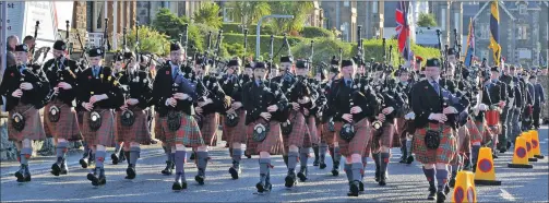  ?? Picture: Stephen Day/T46_Pipe band ??