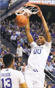  ?? JAMES CRISP — ASSOCIATED PRESS ?? While Marcus Leewas at Kentucky, he reached the Final Four twice in his three years. He was a role player there, averaging 3.9points and 3.6rebounds for his career.