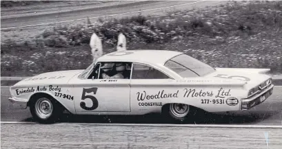  ?? JIM BRAY ?? Jim Bray races a stock car at Canadian Tire Motorsport Park. Bray was the second Canadian to make the field for the Daytona 500.