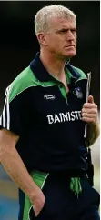  ?? SPORTSFILE ?? Momentum: Limerick boss John Kiely