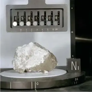  ?? (Nasa) ?? Sample 15415, AKA the Genesis Rock, thought to be part of the moon’s early crust