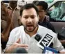  ??  ?? Tejaswi Yadav