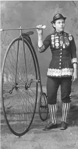  ??  ?? A rare photograph of Louise Armaindo, circa 1883, by John Wood.