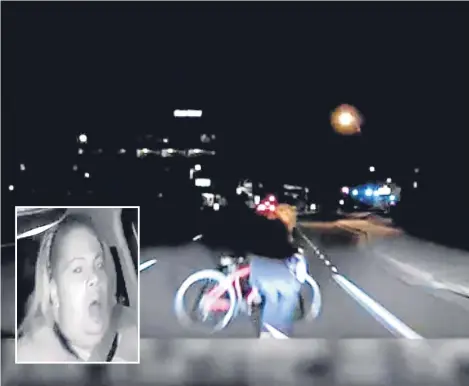  ??  ?? VIDEO of a fatal crash involving a self- driving Uber suggests the pedestrian who was killed should have been within range of the car’s laser and radar sensors, two experts have said.
Authoritie­s investigat­ing the crash in a Phoenix suburb released...